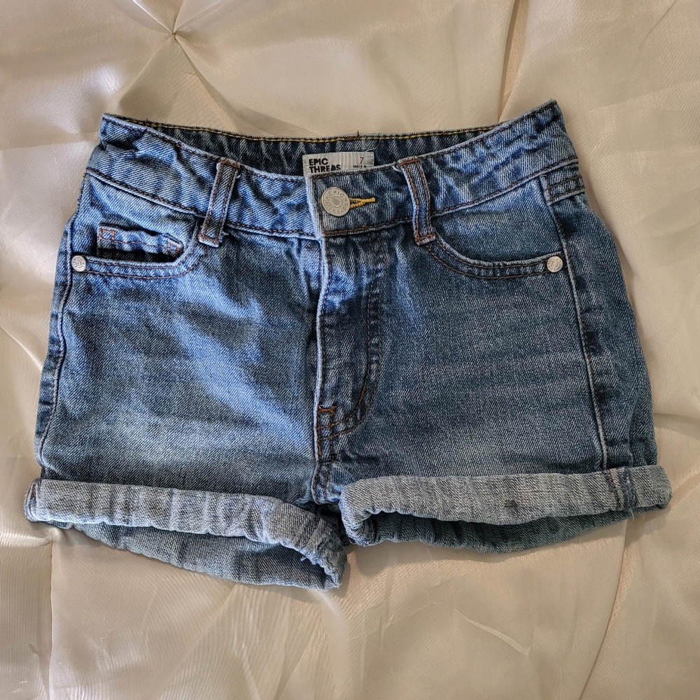Girls Epic Threads Jean Shorts Size 7